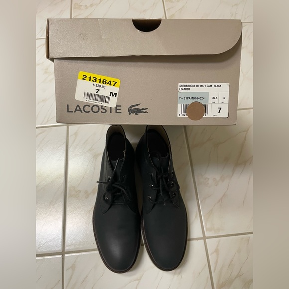 Lacoste Sherbrook HI Leather shoes - Picture 10 of 12